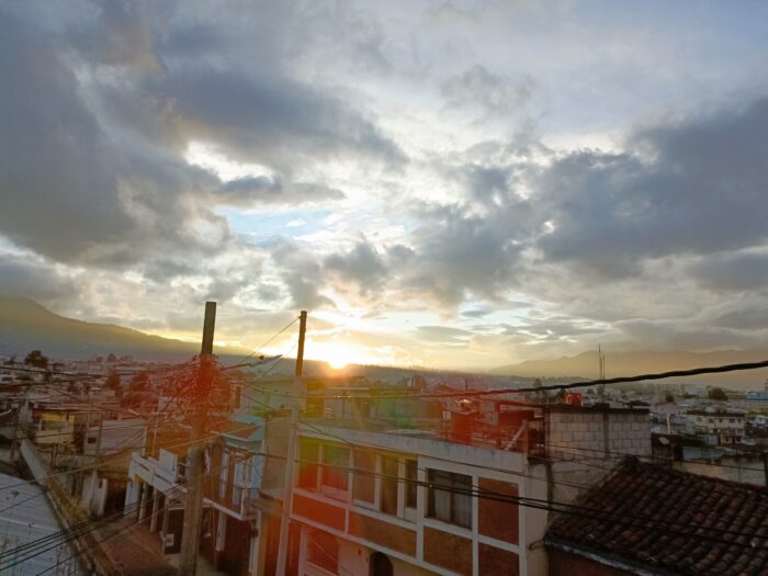 Vista desde el apartamento 4