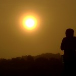 sunrise Santa Maria volcano