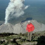 Volcan Santiaguito, from Santa Maria