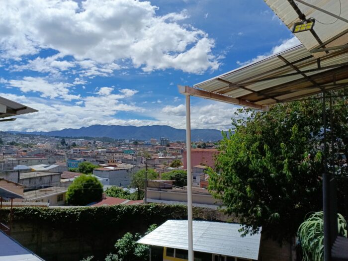 Vista desde el apartamento estudio