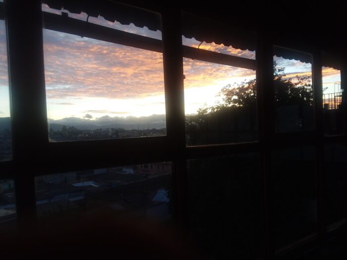 Amanecer desde el apartemento 6